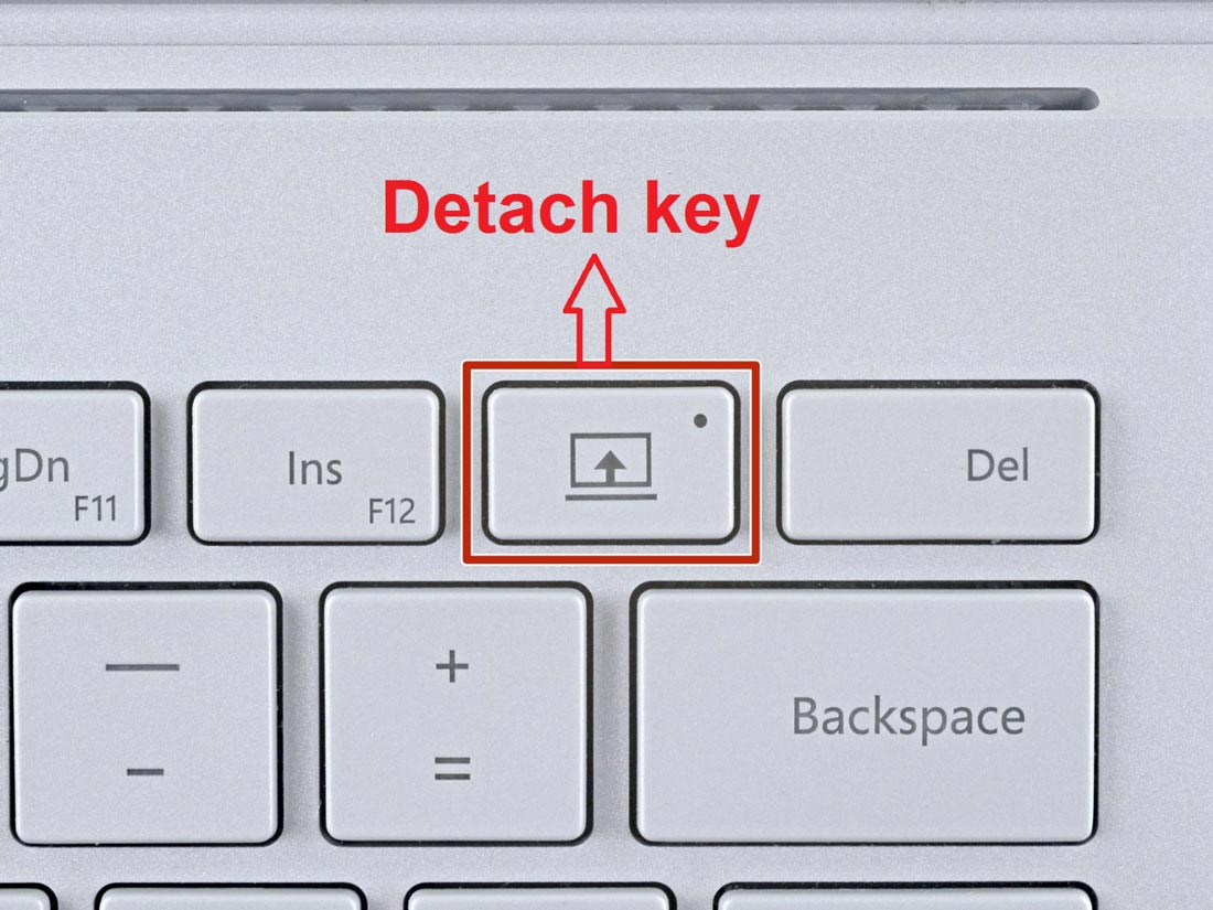 کلید Detach key 