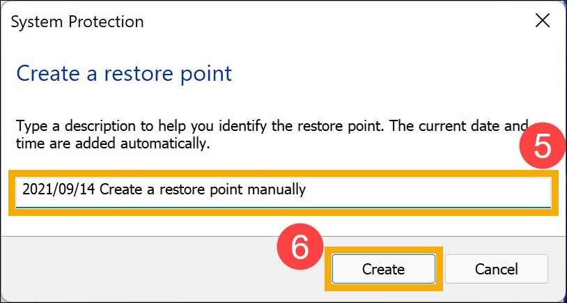 فایل Restore Point