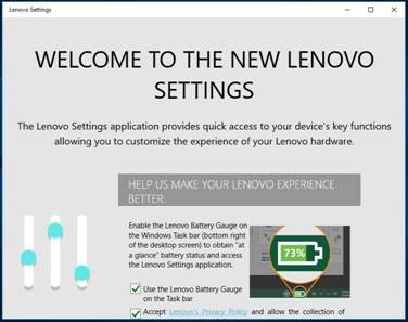 Lenovo Setting